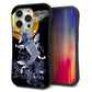 iPhone 15 Pro スマホケース 「SEA Grip」 グリップケース Sライン 【1030 月と鯉】 UV印刷