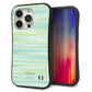 iPhone 15 Pro スマホケース 「SEA Grip」 グリップケース Sライン 【IB908 グラデーションボーダー_グリーン】 UV印刷