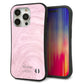 iPhone 15 Pro スマホケース 「SEA Grip」 グリップケース Sライン 【KM873 大理石ラベンダー】 UV印刷
