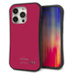 iPhone 15 Pro スマホケース 「SEA Grip」 グリップケース Sライン 【KM921 レトロカラー(ダークピンク)】 UV印刷