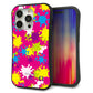 iPhone 15 Pro スマホケース 「SEA Grip」 グリップケース Sライン 【MA876 ペイントピンク】 UV印刷
