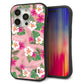 iPhone 15 Pro スマホケース 「SEA Grip」 グリップケース Sライン 【SC882 ハワイアンアロハレトロ（ピンク）】 UV印刷