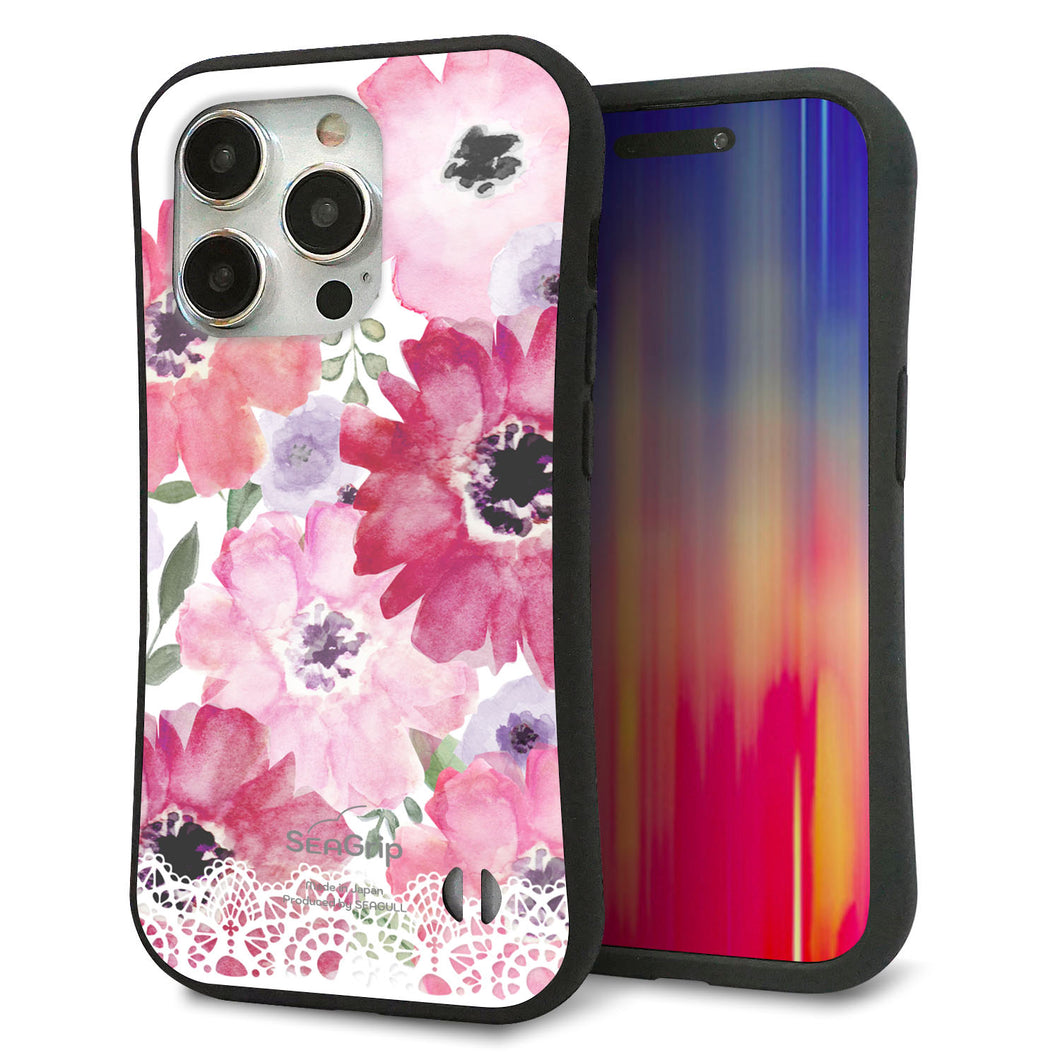 iPhone 15 Pro スマホケース 「SEA Grip」 グリップケース Sライン 【SC943 ドゥ・パフューム１】 UV印刷