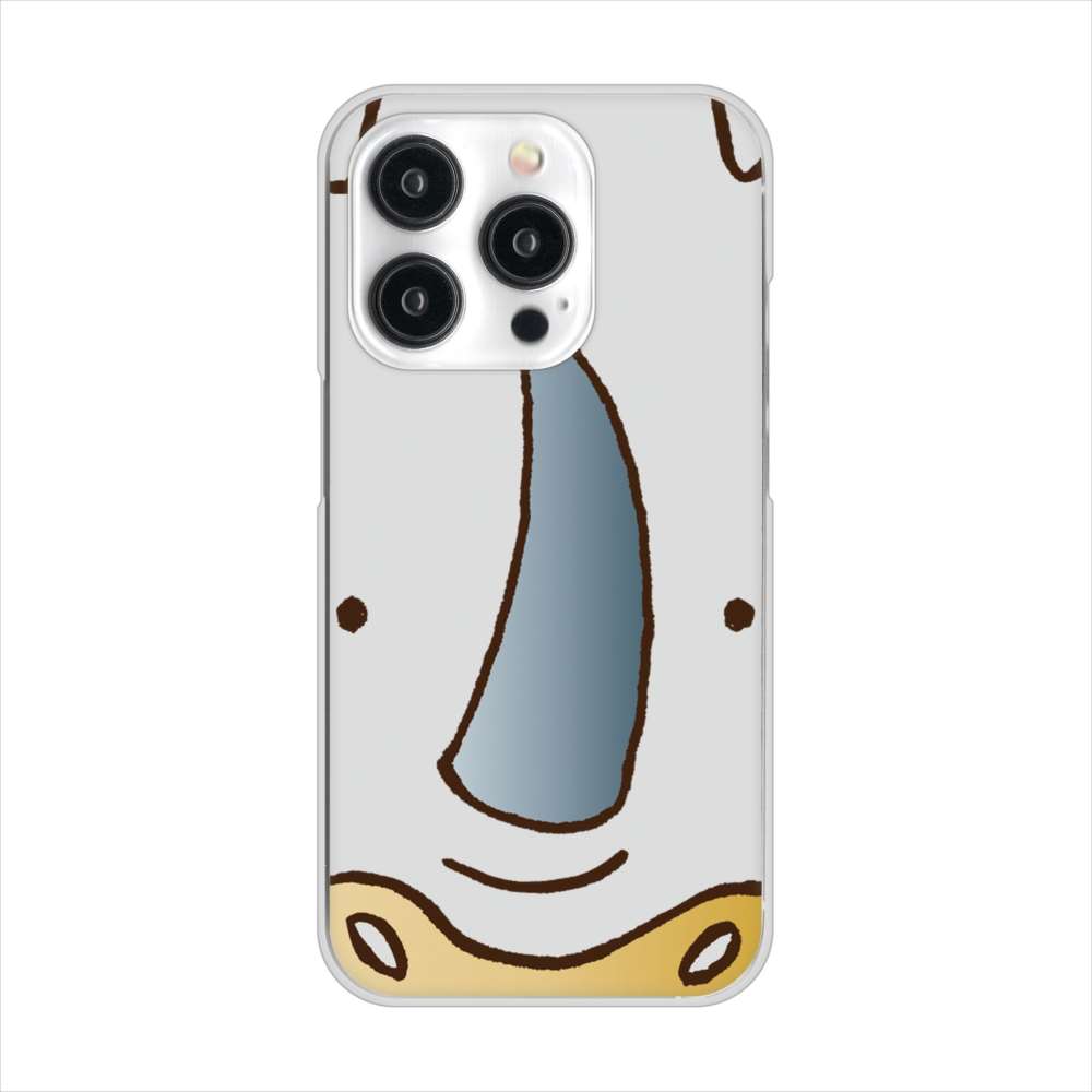 iPhone 15 Pro ドアップアニマル ハードケース 背面印刷