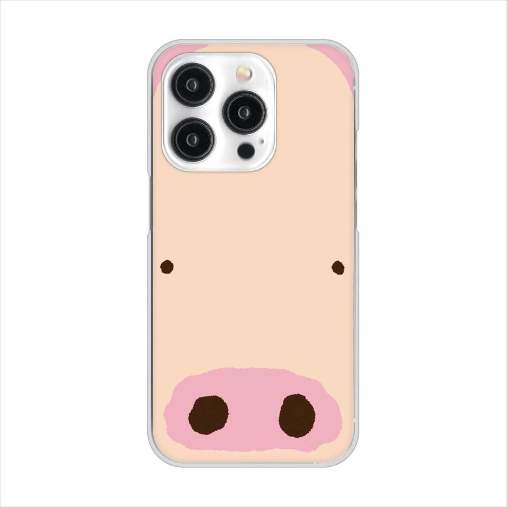 iPhone 15 Pro ドアップアニマル ハードケース 背面印刷