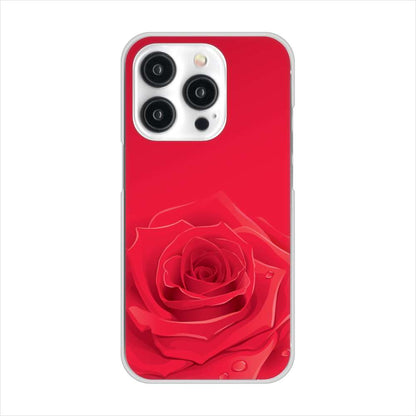 iPhone 15 Pro バラ ハードケース 背面印刷