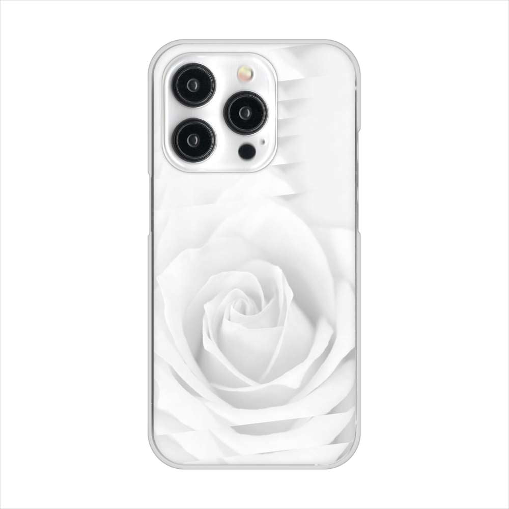 iPhone 15 Pro バラ ハードケース 背面印刷