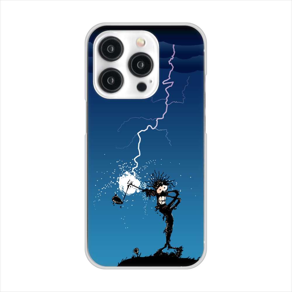 iPhone 15 Pro 417 ゴルファーの苦難 ハードケース 背面印刷