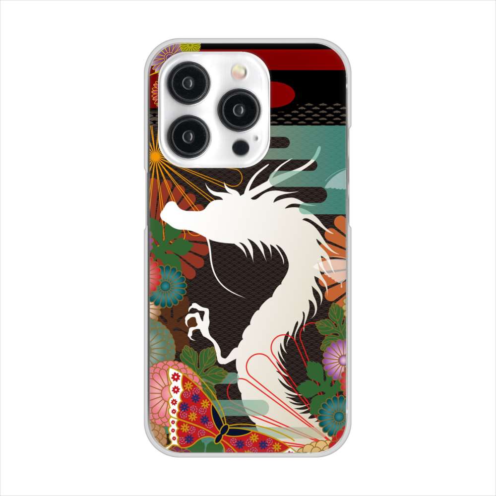 iPhone 15 Pro 635 白龍 ハードケース 背面印刷