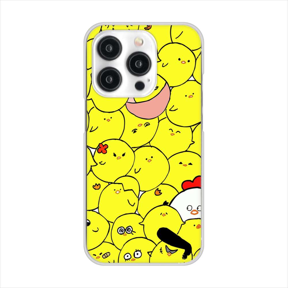 iPhone 15 Pro 1031 ピヨピヨ ハードケース 背面印刷