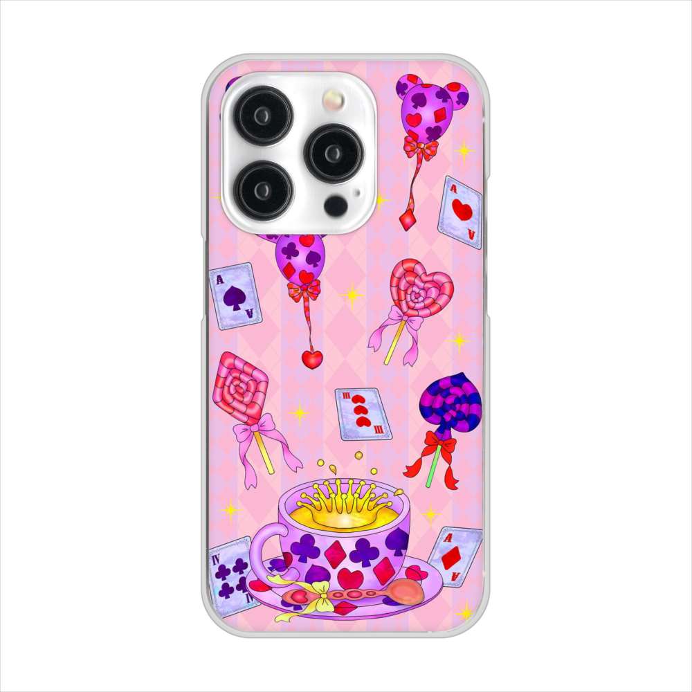 iPhone 15 Pro むかいあぐる トランプティー ハードケース 背面印刷