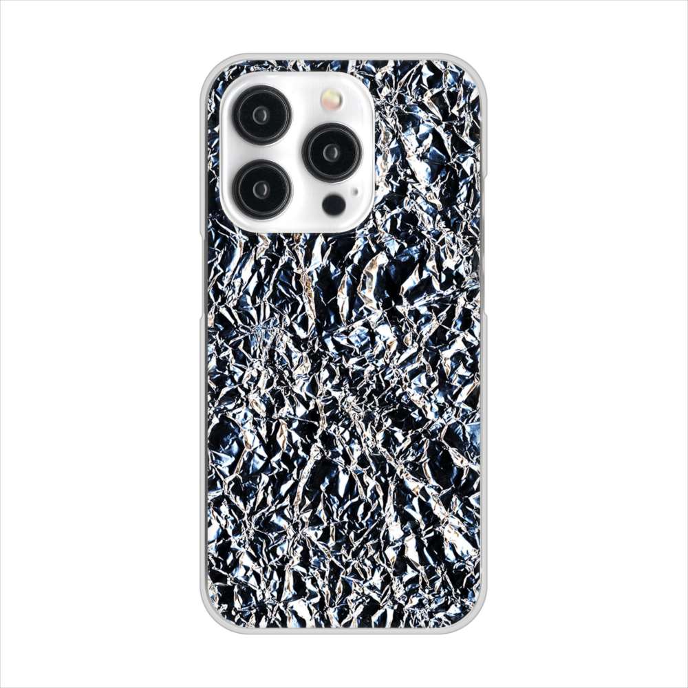 iPhone 15 Pro EK835 スタイリッシュアルミシルバー ハードケース 背面印刷