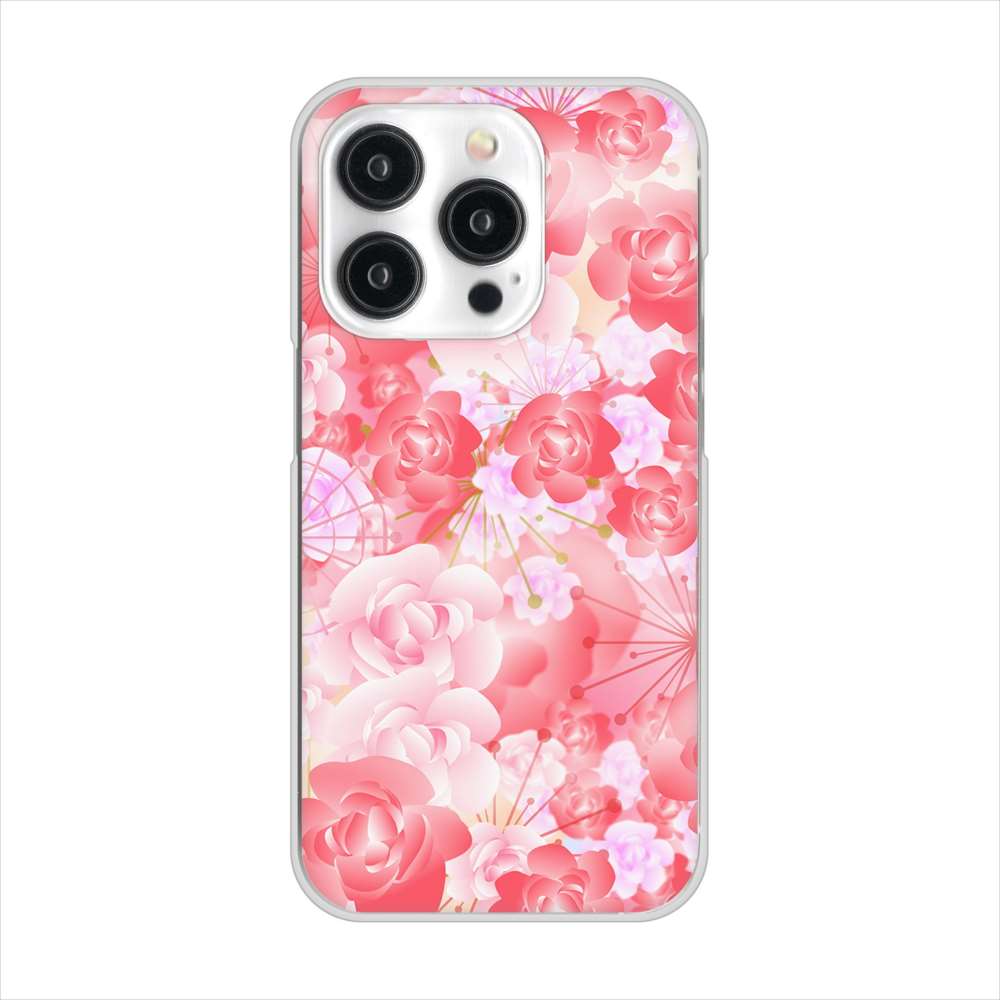 iPhone 15 Pro VA817 はんなり色の華 ハードケース 背面印刷