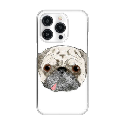 iPhone 15 Pro パグ ハードケース 背面印刷