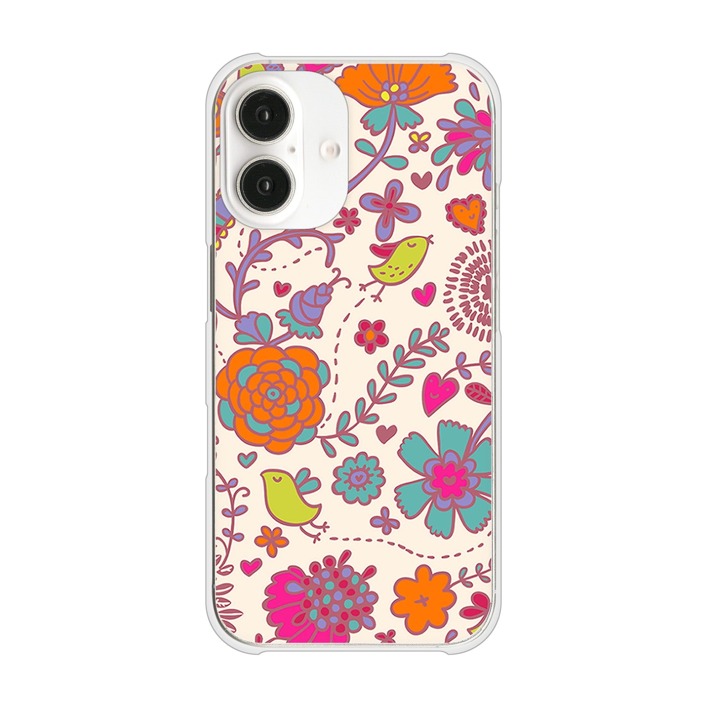 iPhone 16 マルチスタイル ハードケース 背面印刷