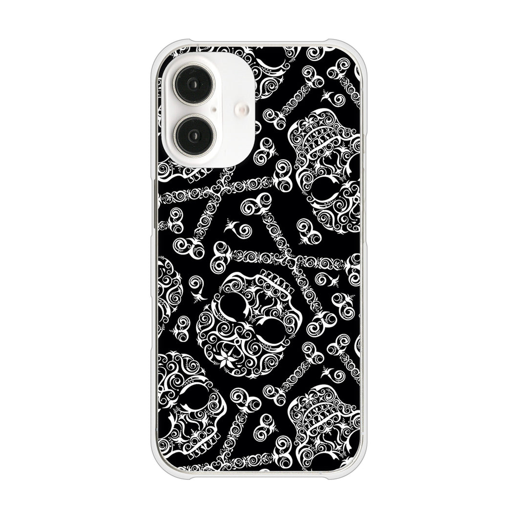 iPhone 16 363 ドクロの刺青 ハードケース 背面印刷