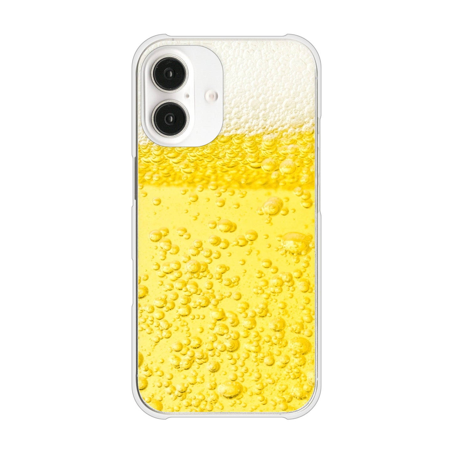 iPhone16 高画質仕上げ 背面印刷 ハードケース生ビール
