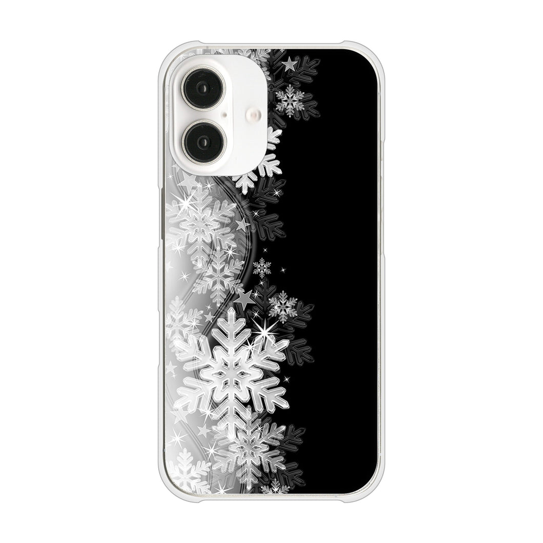 iPhone 16 603 白銀と闇 ハードケース 背面印刷