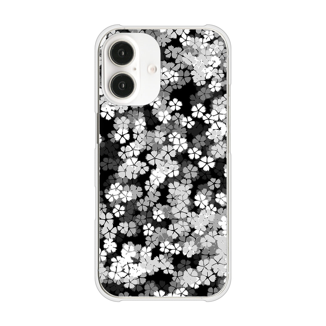 iPhone 16 1332 夜桜 ハードケース 背面印刷