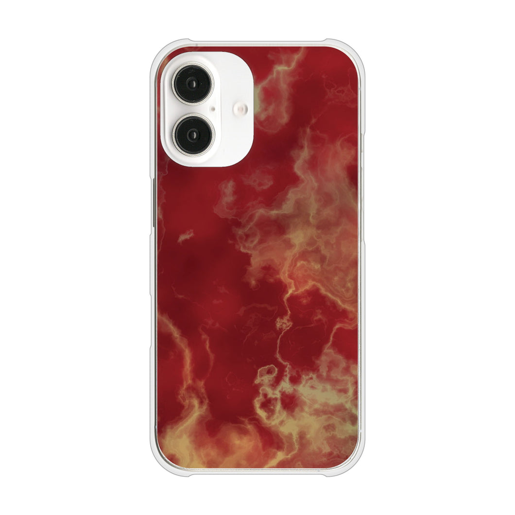 iPhone16 高画質仕上げ 背面印刷 ハードケース大理石BK