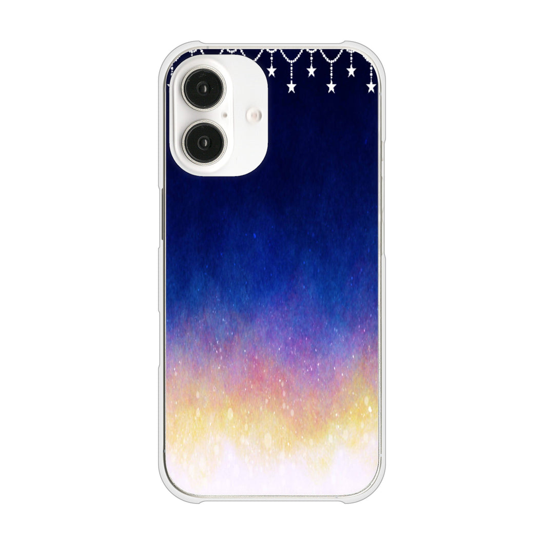 iPhone 16 MI803 冬の夜空 ハードケース 背面印刷