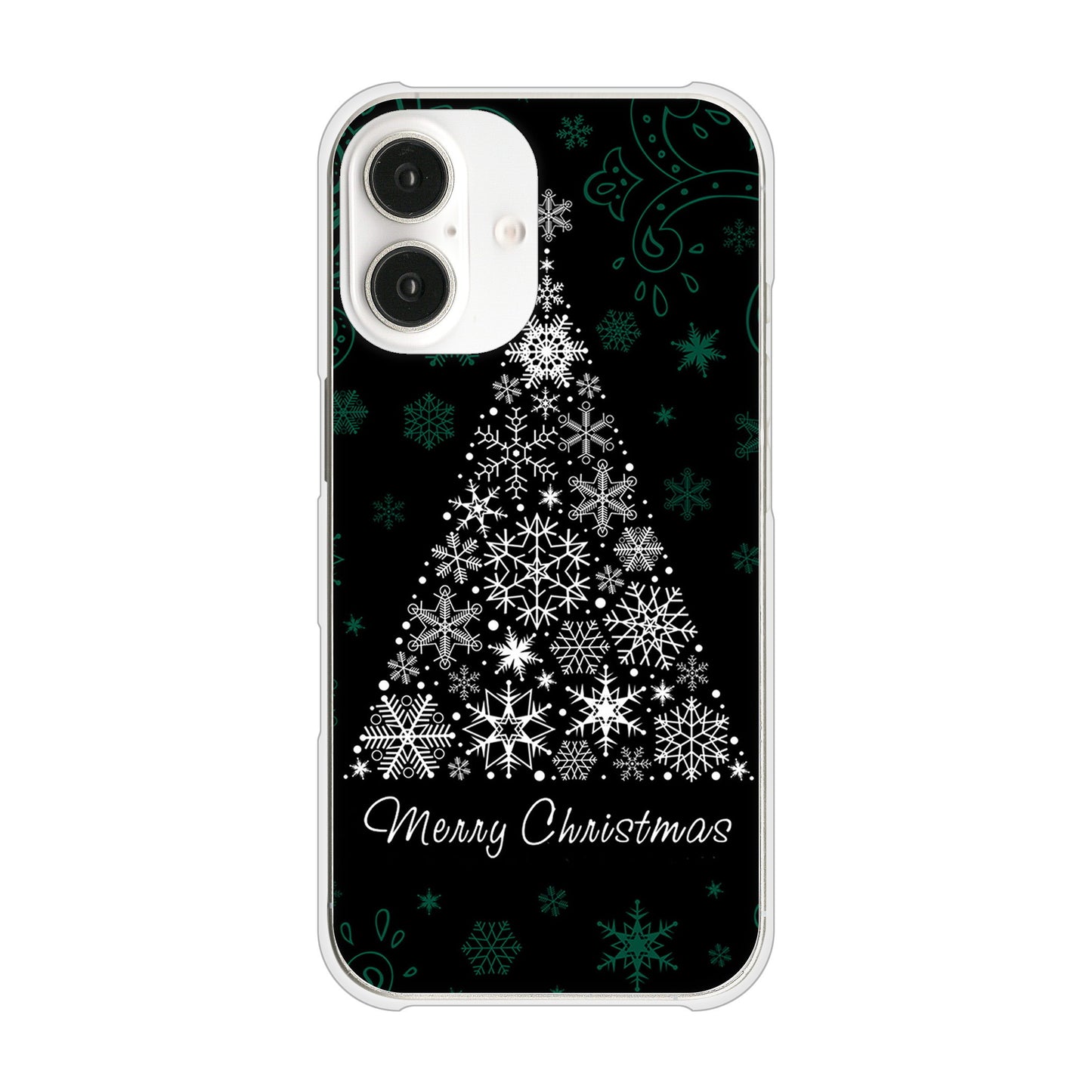 iPhone16 高画質仕上げ 背面印刷 ハードケースクリスマス