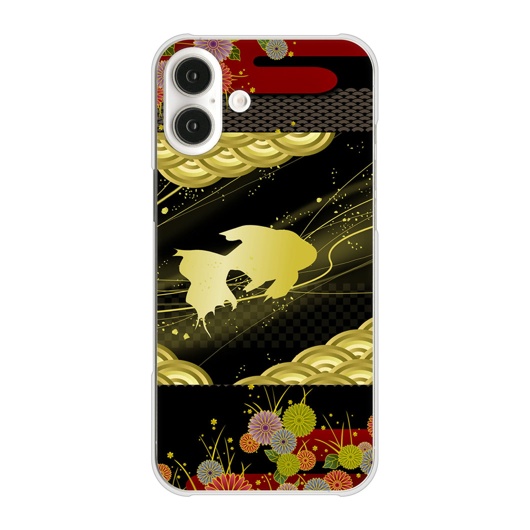 iPhone 16 Plus 174 天の川の金魚 ハードケース 背面印刷