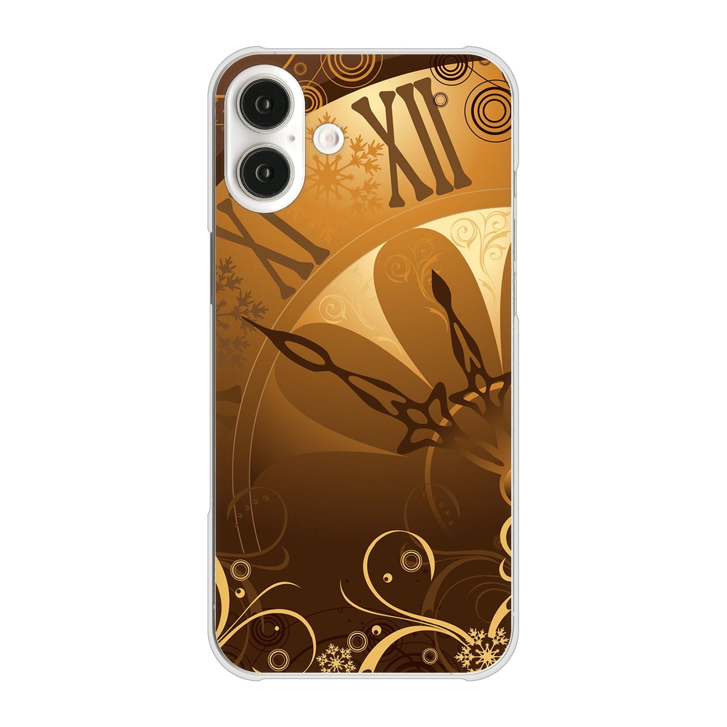 iPhone 16 Plus 185 時を刻む針 ハードケース 背面印刷