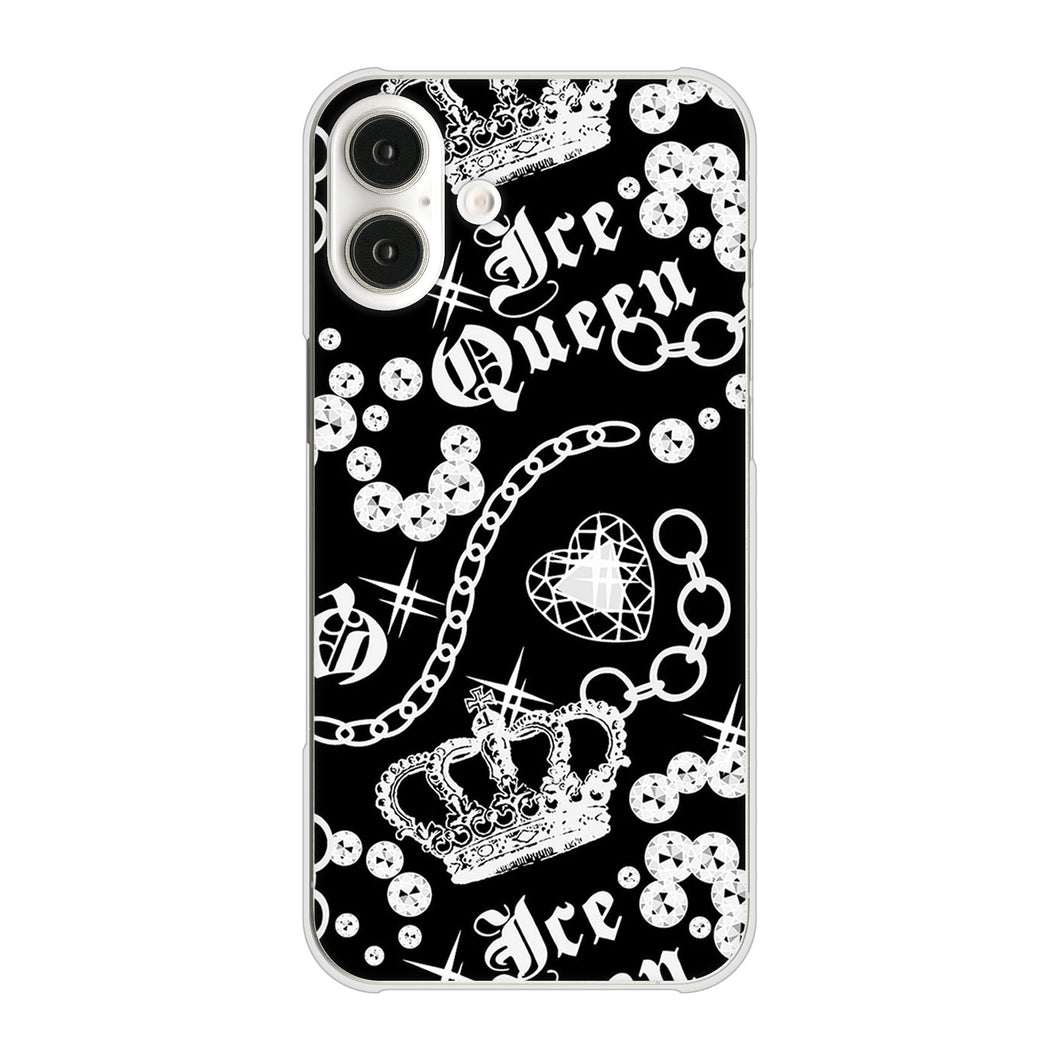 iPhone 16 Plus 187 ゴージャス クラウン ハードケース 背面印刷