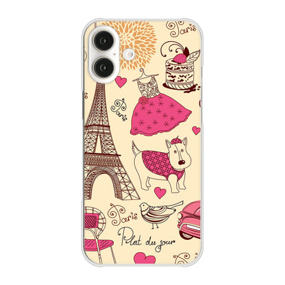 iPhone 16 Plus LOVE フランス ハードケース 背面印刷