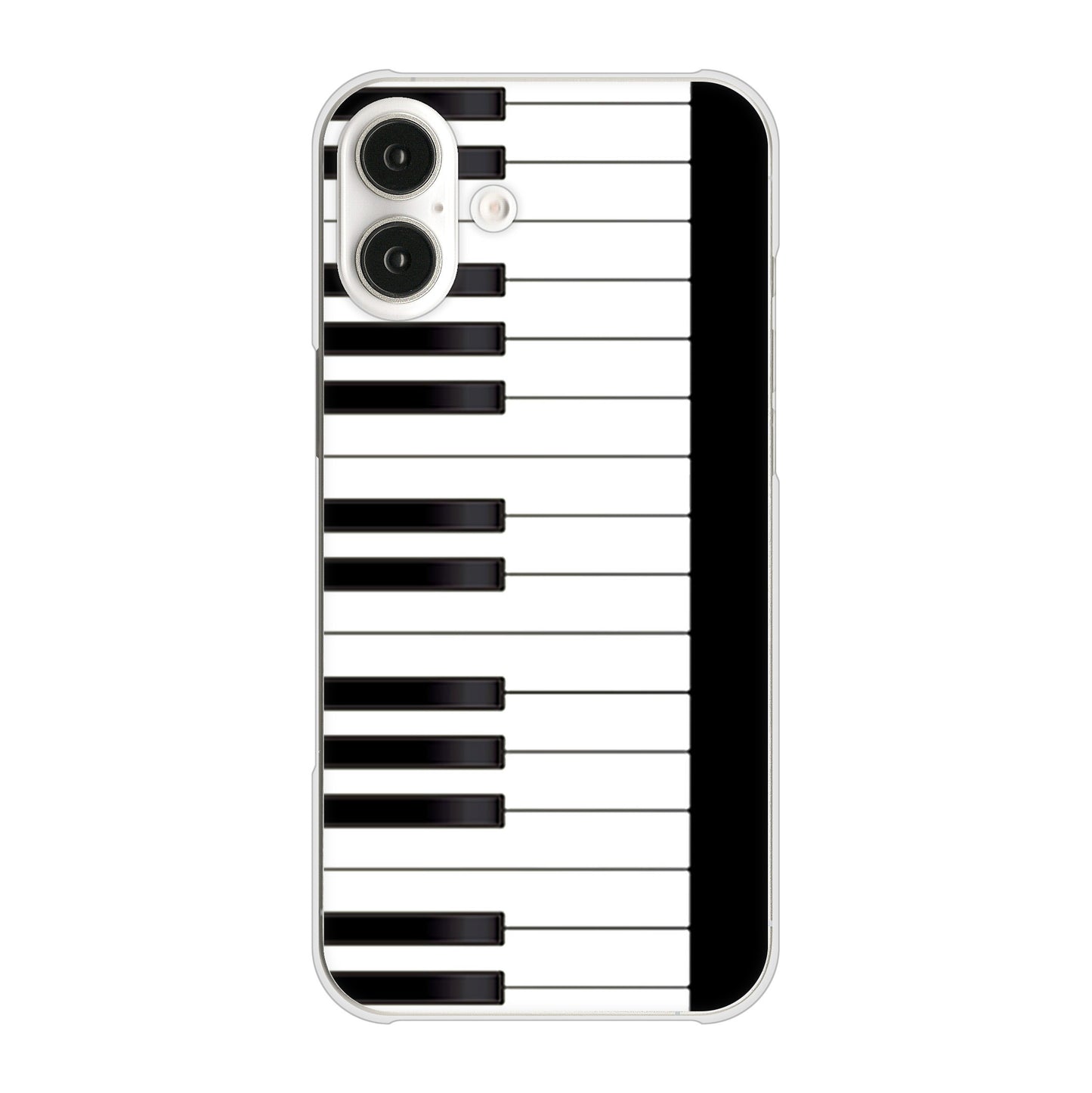 iPhone 16 Plus ピアノ ハードケース 背面印刷