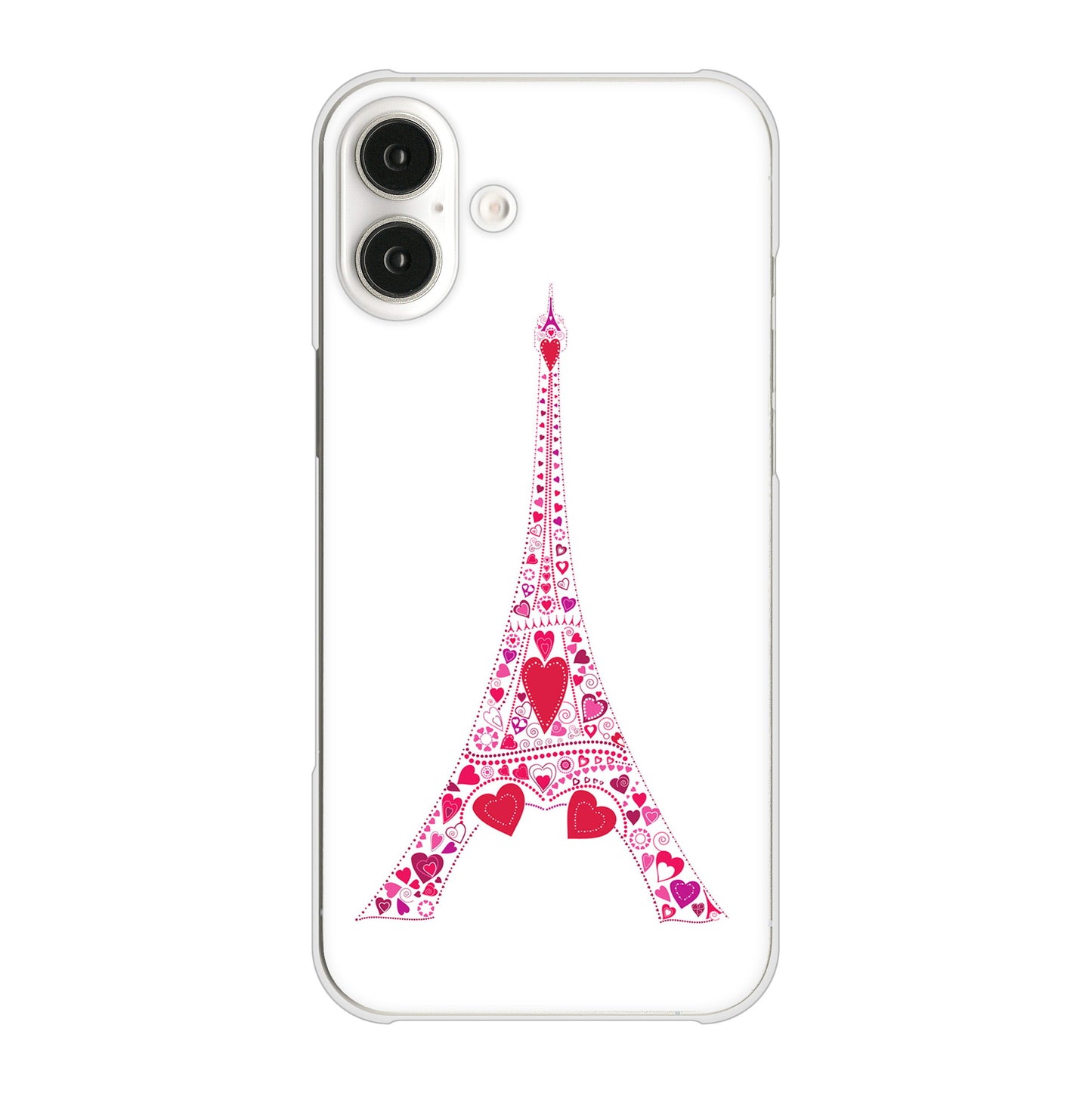 iPhone 16 Plus LOVE フランス ハードケース 背面印刷