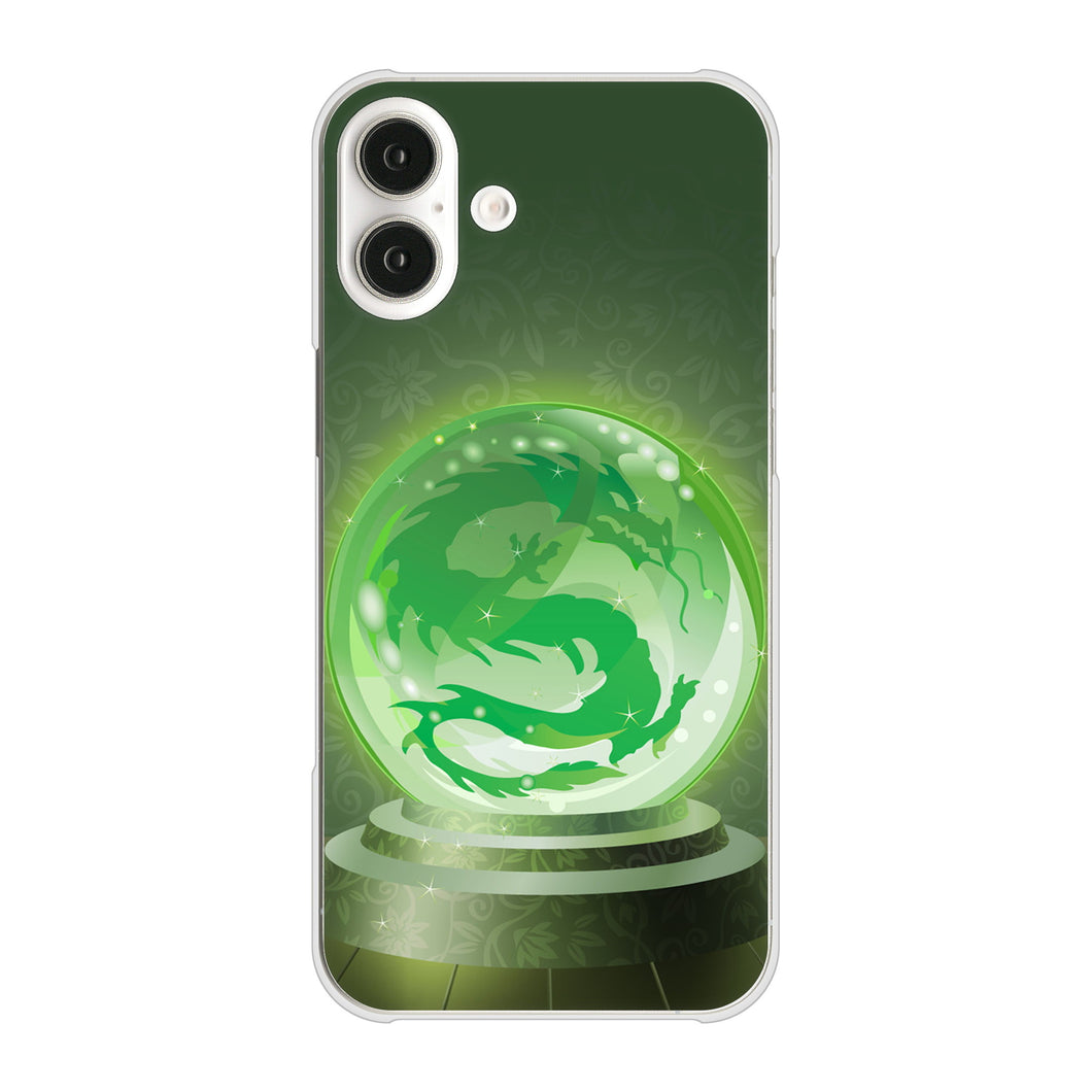 iPhone 16 Plus 439 水晶に浮かぶ龍 ハードケース 背面印刷