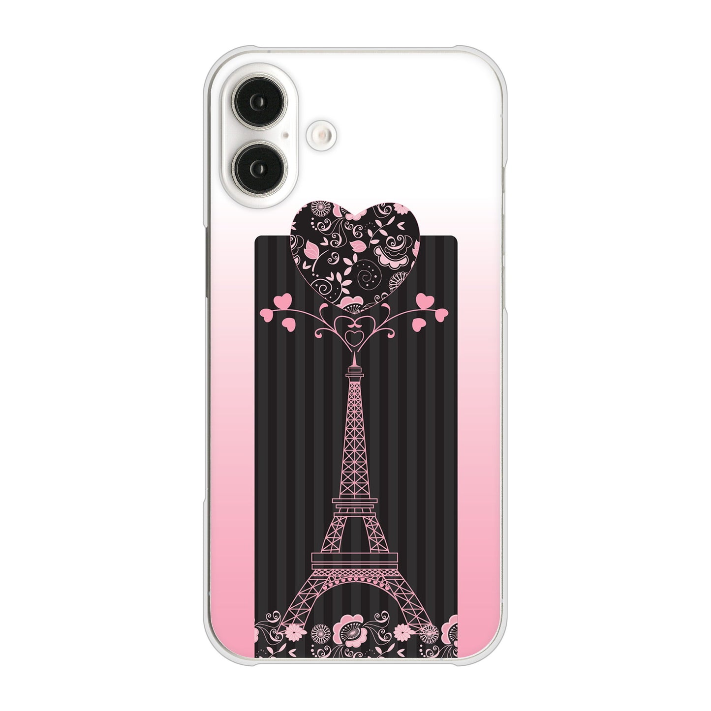 iPhone 16 Plus LOVE フランス ハードケース 背面印刷