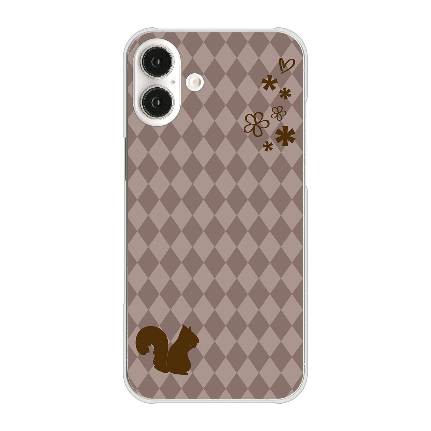 iPhone 16 Plus 515 リス ハードケース 背面印刷