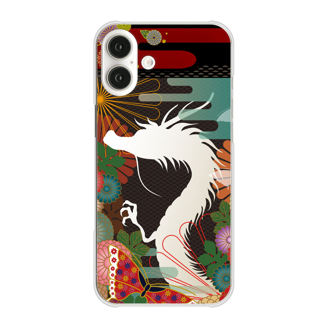 iPhone 16 Plus 635 白龍 ハードケース 背面印刷