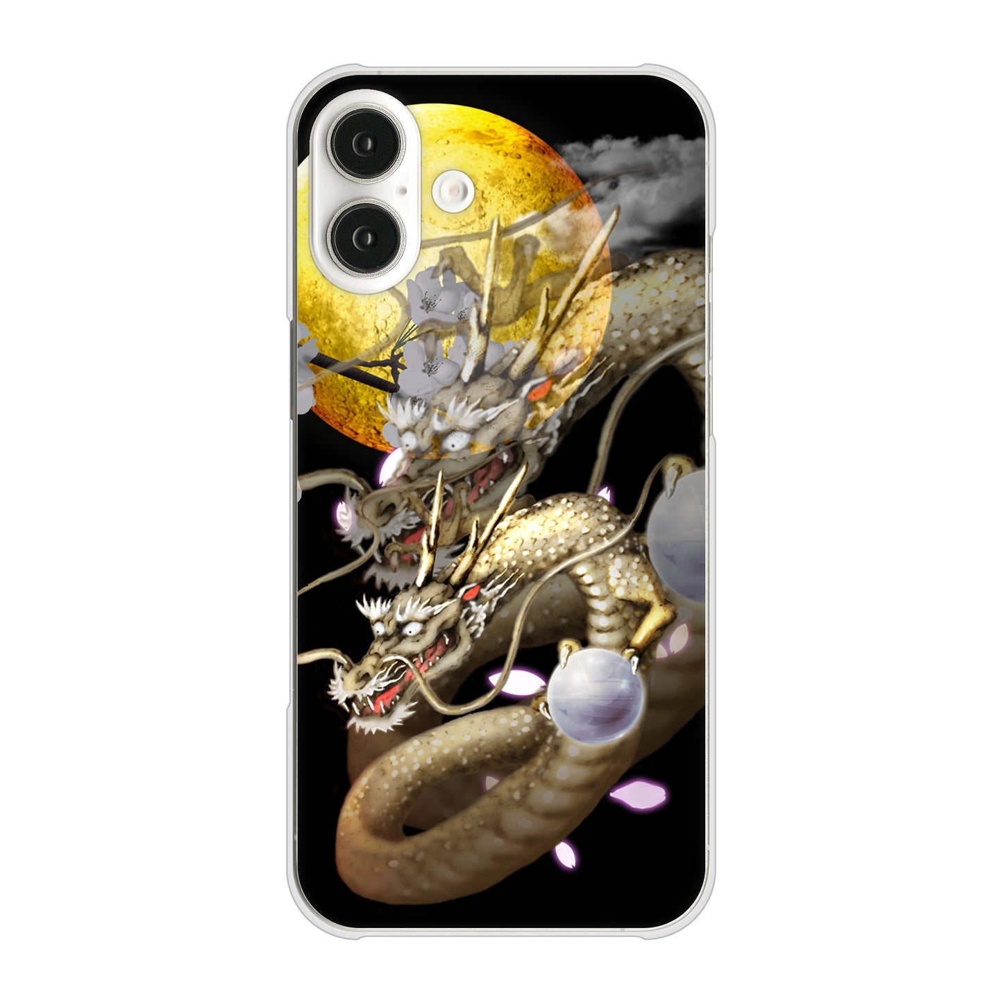 iPhone 16 Plus 龍 ハードケース 背面印刷