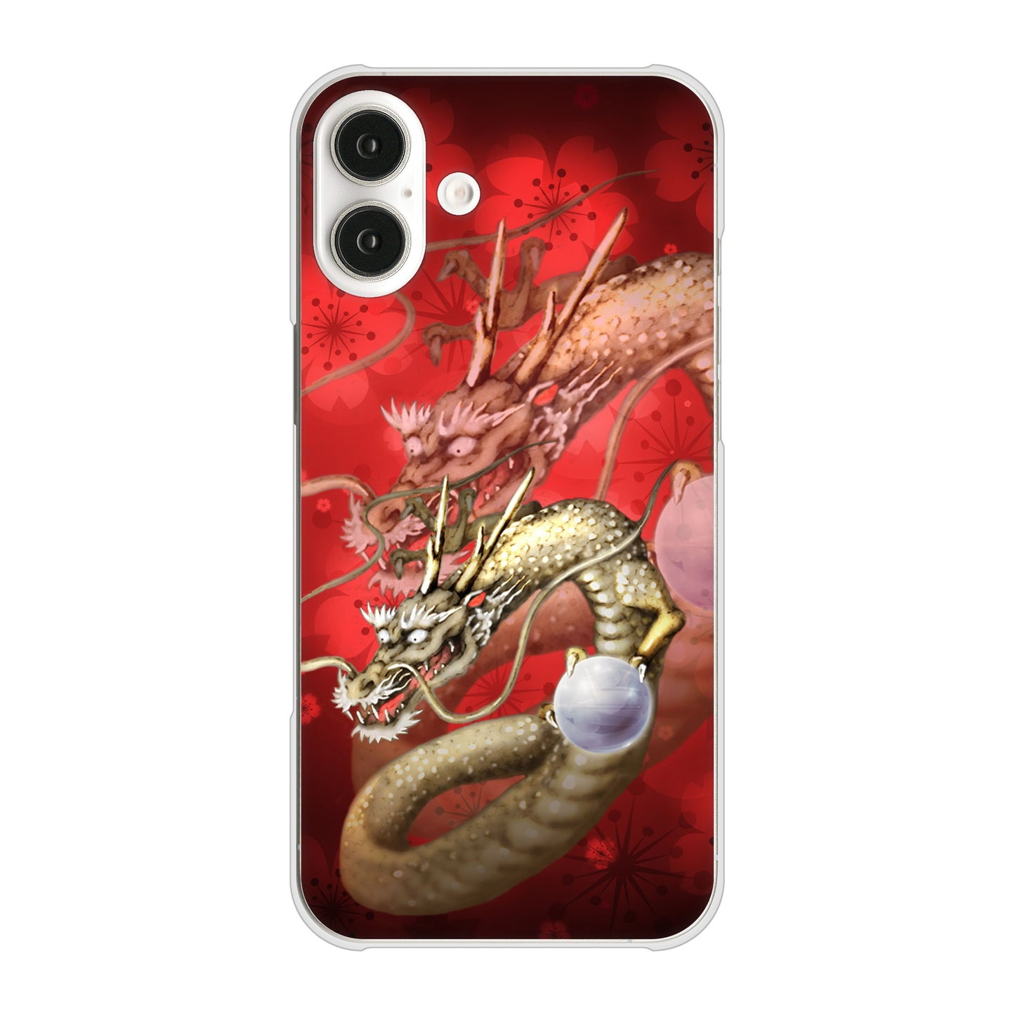 iPhone 16 Plus 龍 ハードケース 背面印刷