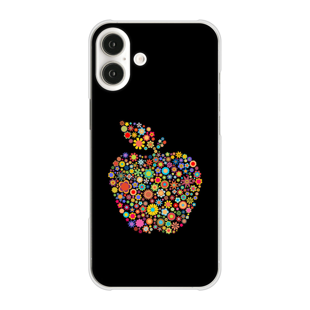 iPhone 16 Plus 1195 カラフルアップル ハードケース 背面印刷