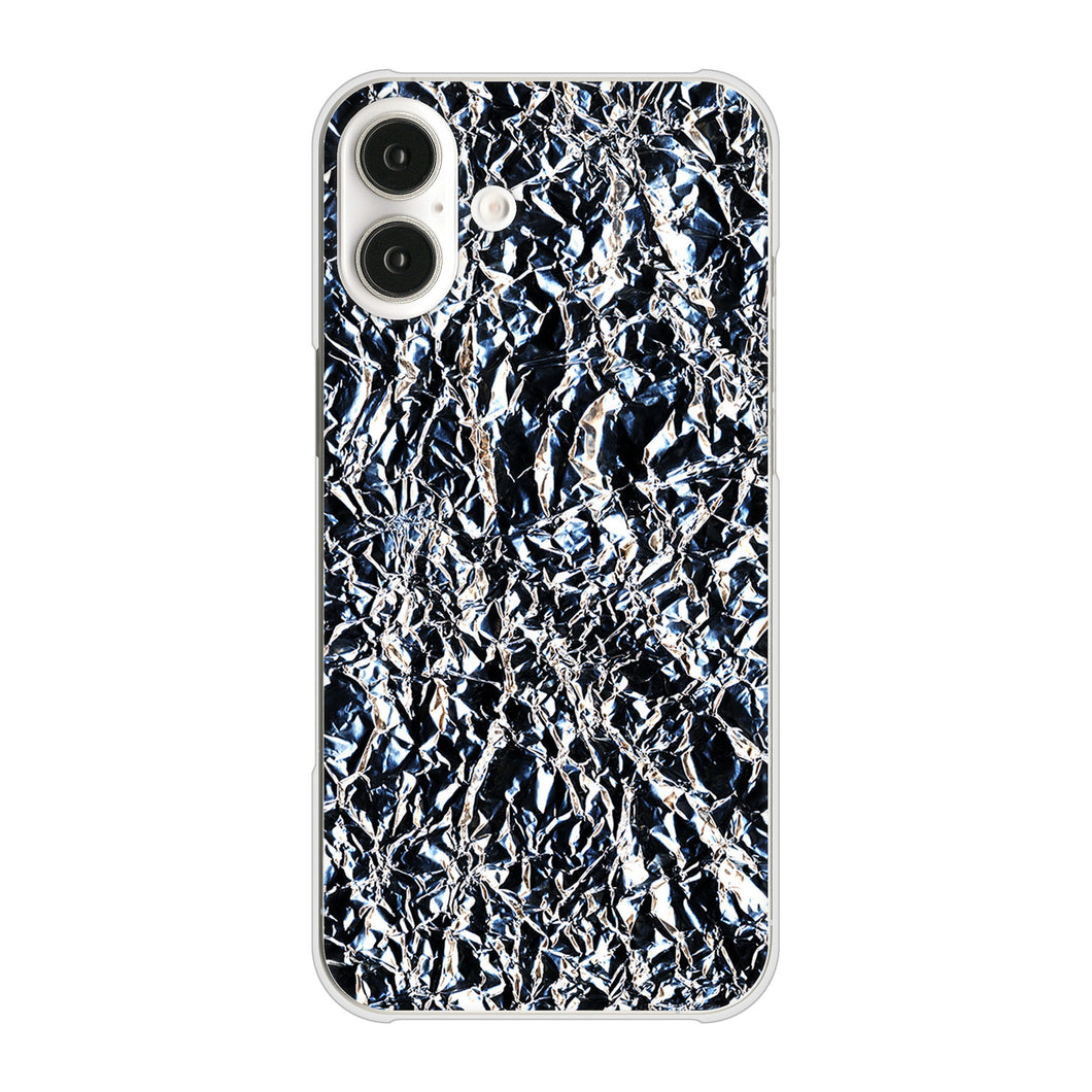 iPhone 16 Plus EK835 スタイリッシュアルミシルバー ハードケース 背面印刷