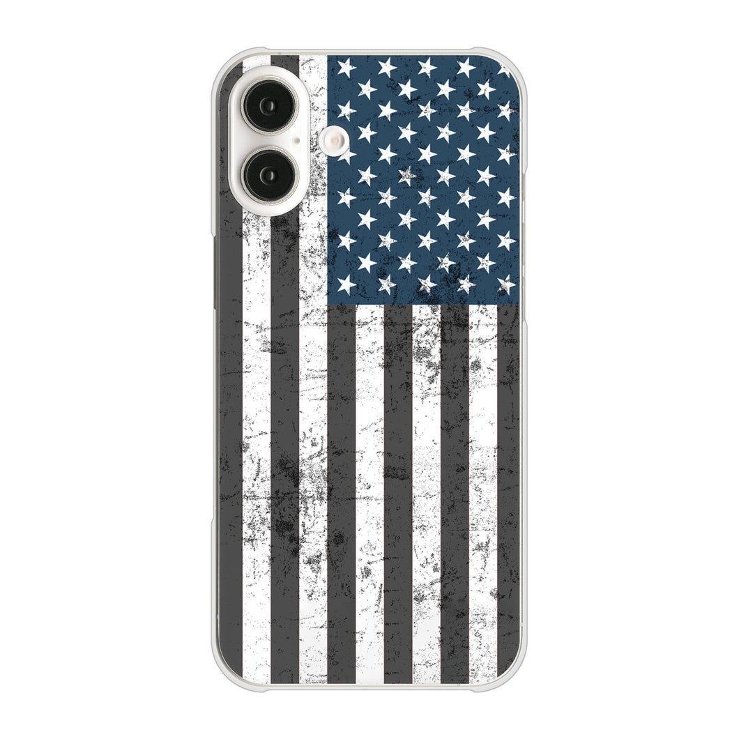 iPhone 16 Plus EK864 アメリカンフラッグビンテージ ハードケース 背面印刷