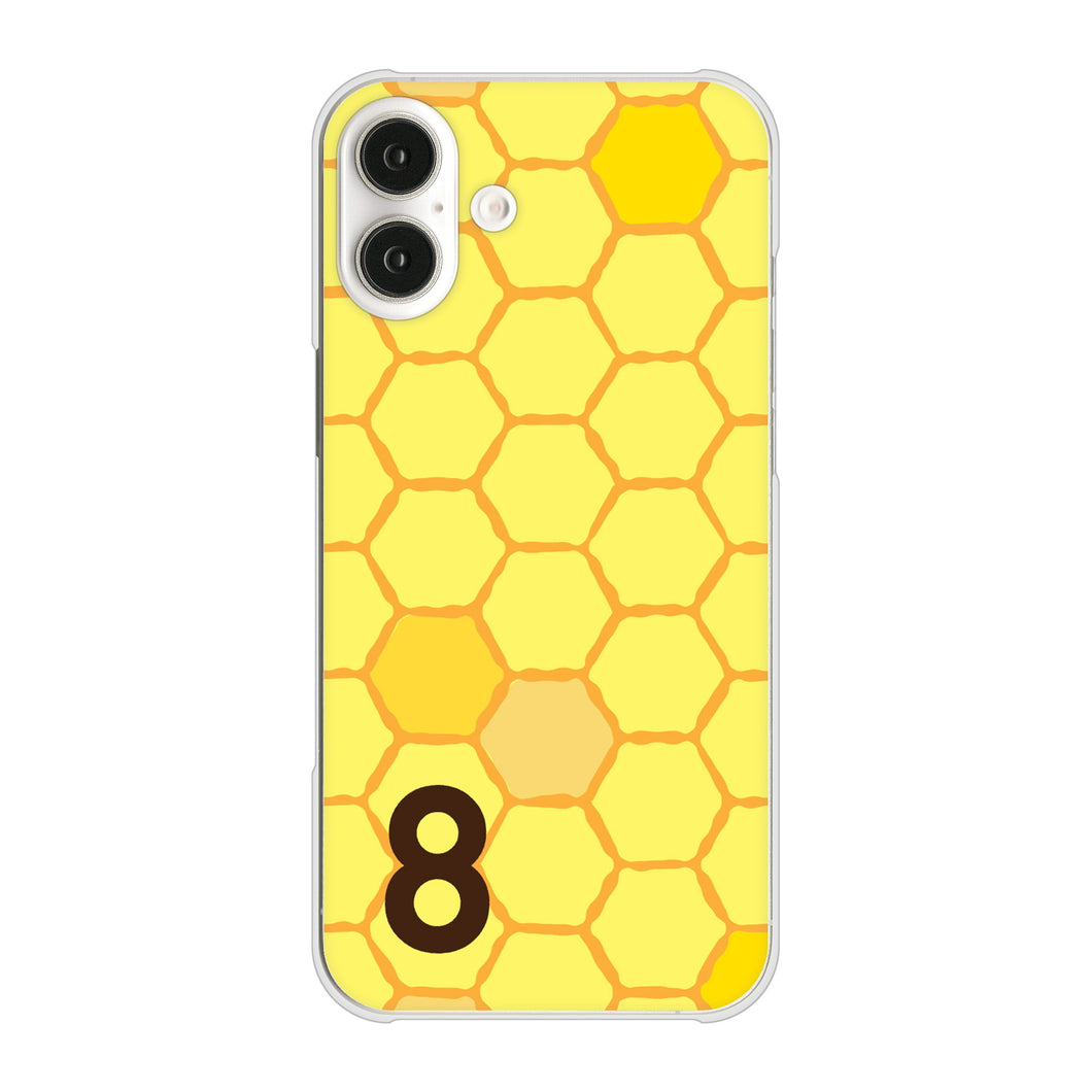 iPhone 16 Plus IB913 はちの巣 ハードケース 背面印刷