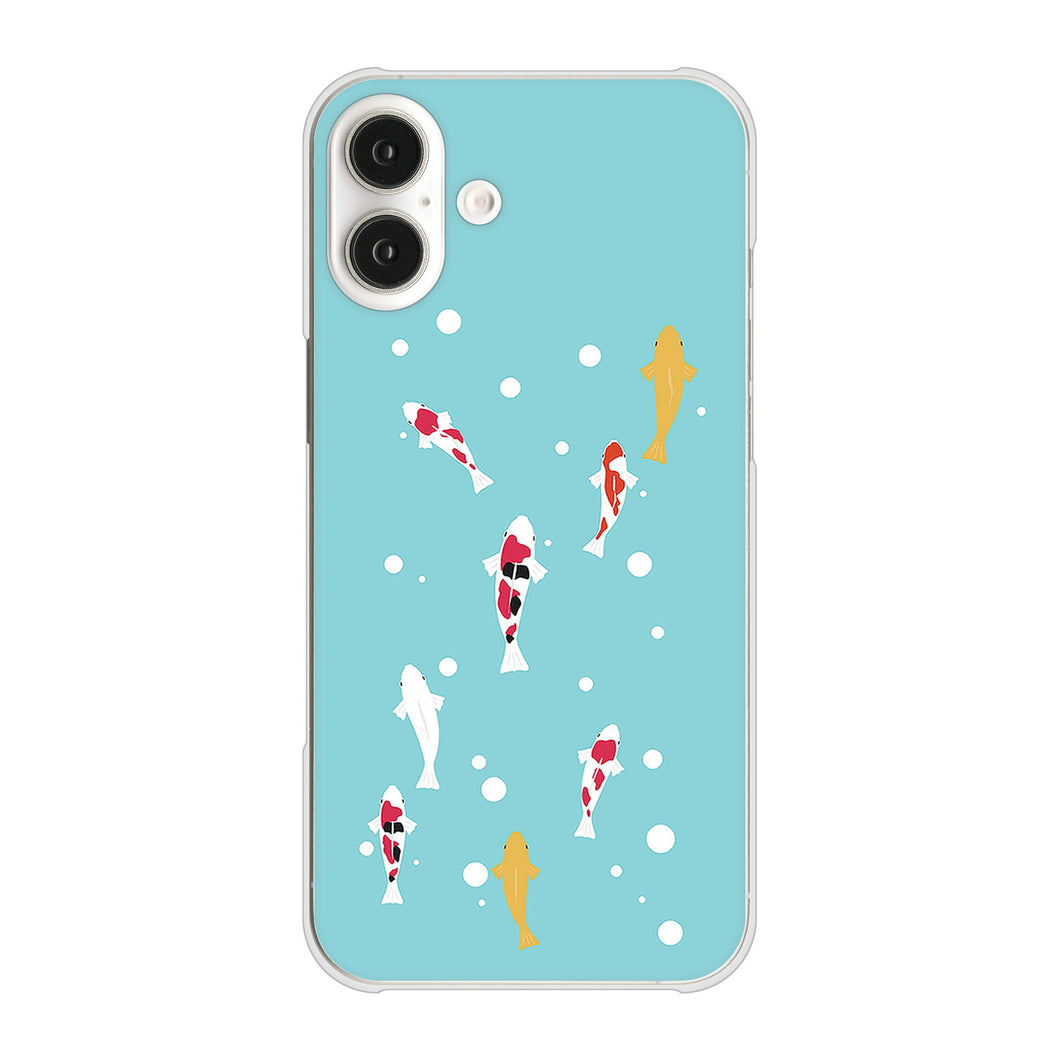 iPhone 16 Plus KG800 コイの遊泳 ハードケース 背面印刷