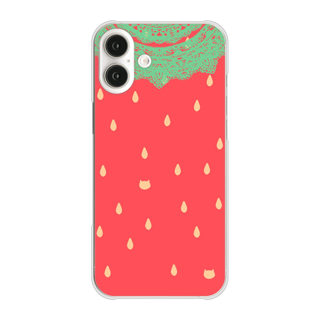iPhone 16 Plus MI800 strawberry ストロベリー ハードケース 背面印刷