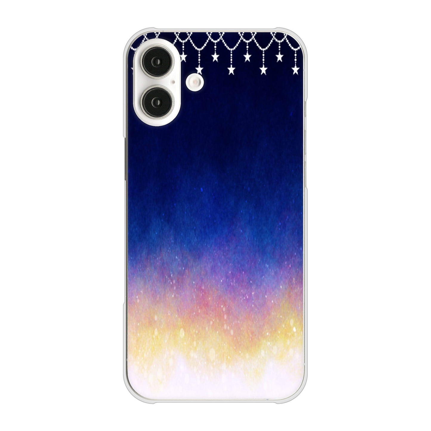 iPhone 16 Plus MI803 冬の夜空 ハードケース 背面印刷