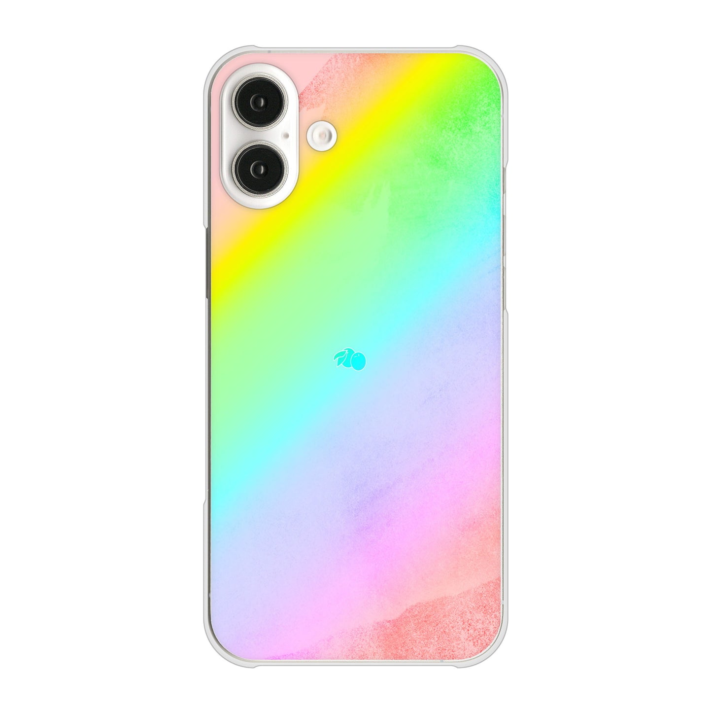 iPhone 16 Plus パステルアート ハードケース 背面印刷