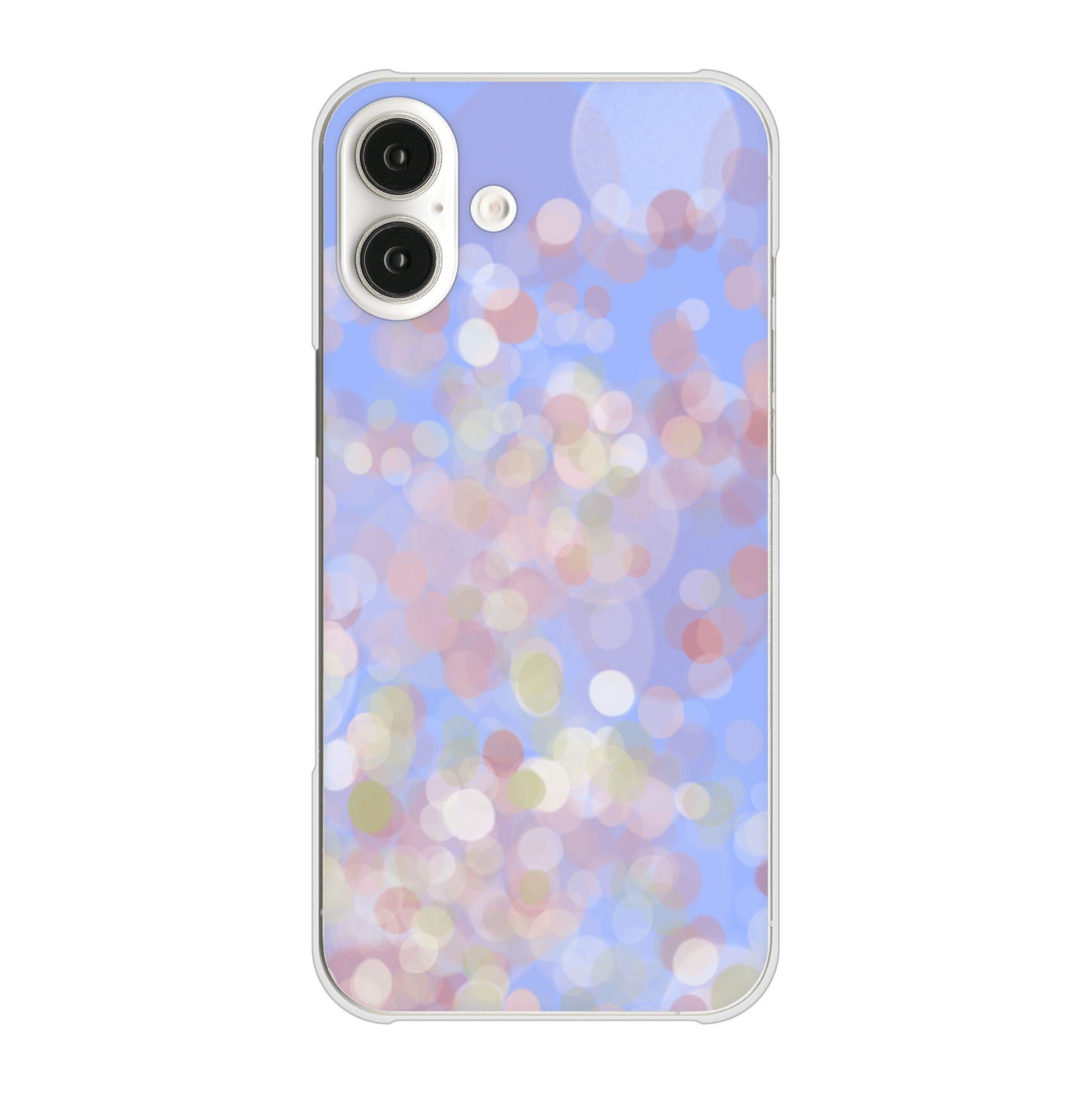 iPhone 16 Plus パステルアート ハードケース 背面印刷