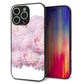 iPhone16 Pro Max 強化ガラス＆TPUスマホケース ガラプリ【YI885 フラワー６】