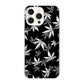 iPhone 16 Pro Max 064 モノトーン大麻ブラック ハードケース 背面印刷