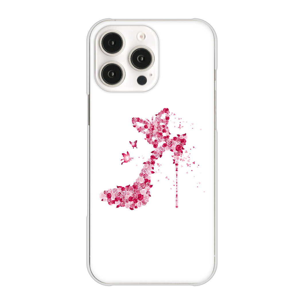 iPhone 16 Pro Max 387 薔薇のハイヒール ハードケース 背面印刷